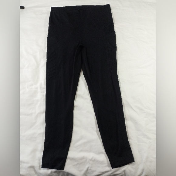 Moto Ankle Leggings black size Large - Picture 1 of 10